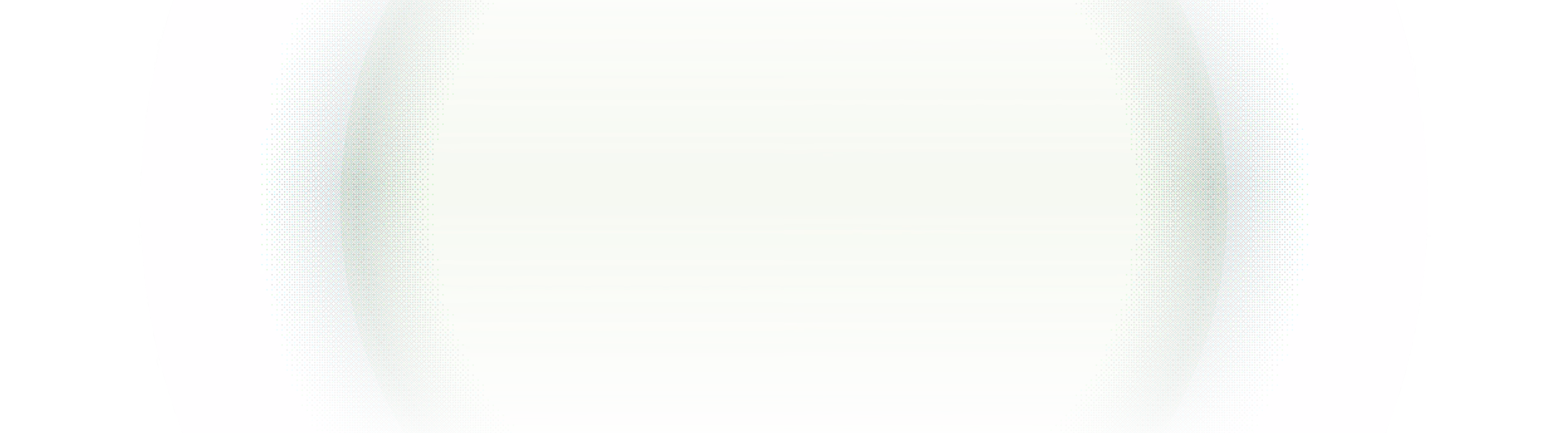 Light green gradient circular background with a dotted pattern fading outward toward white edges.