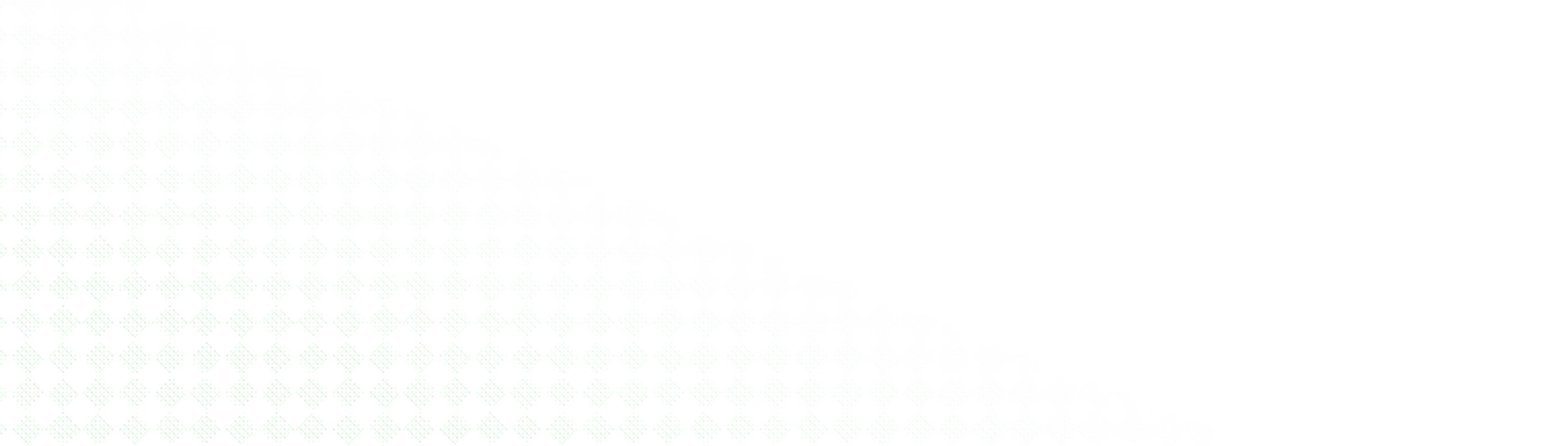 Diagonal pattern of light green and white squares on a transparent background, creating a checkered effect from bottom left to top right.