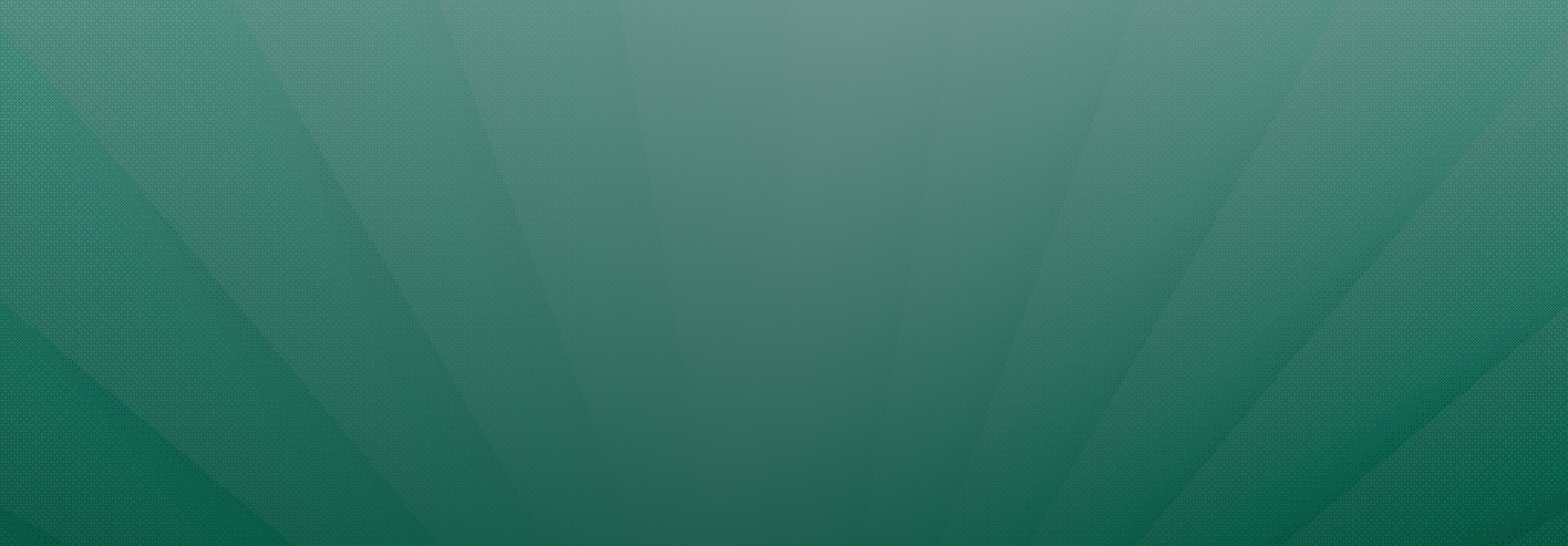 Abstract green background with layered, overlapping fan-like shapes creating a gradient effect from dark to light.