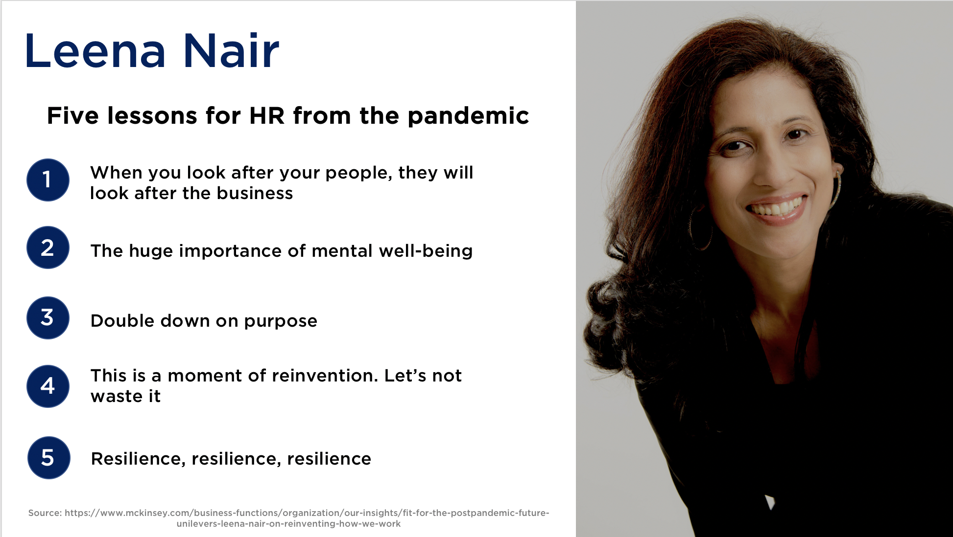 FIG 2: Five lessons from the pandemic for HR leaders
