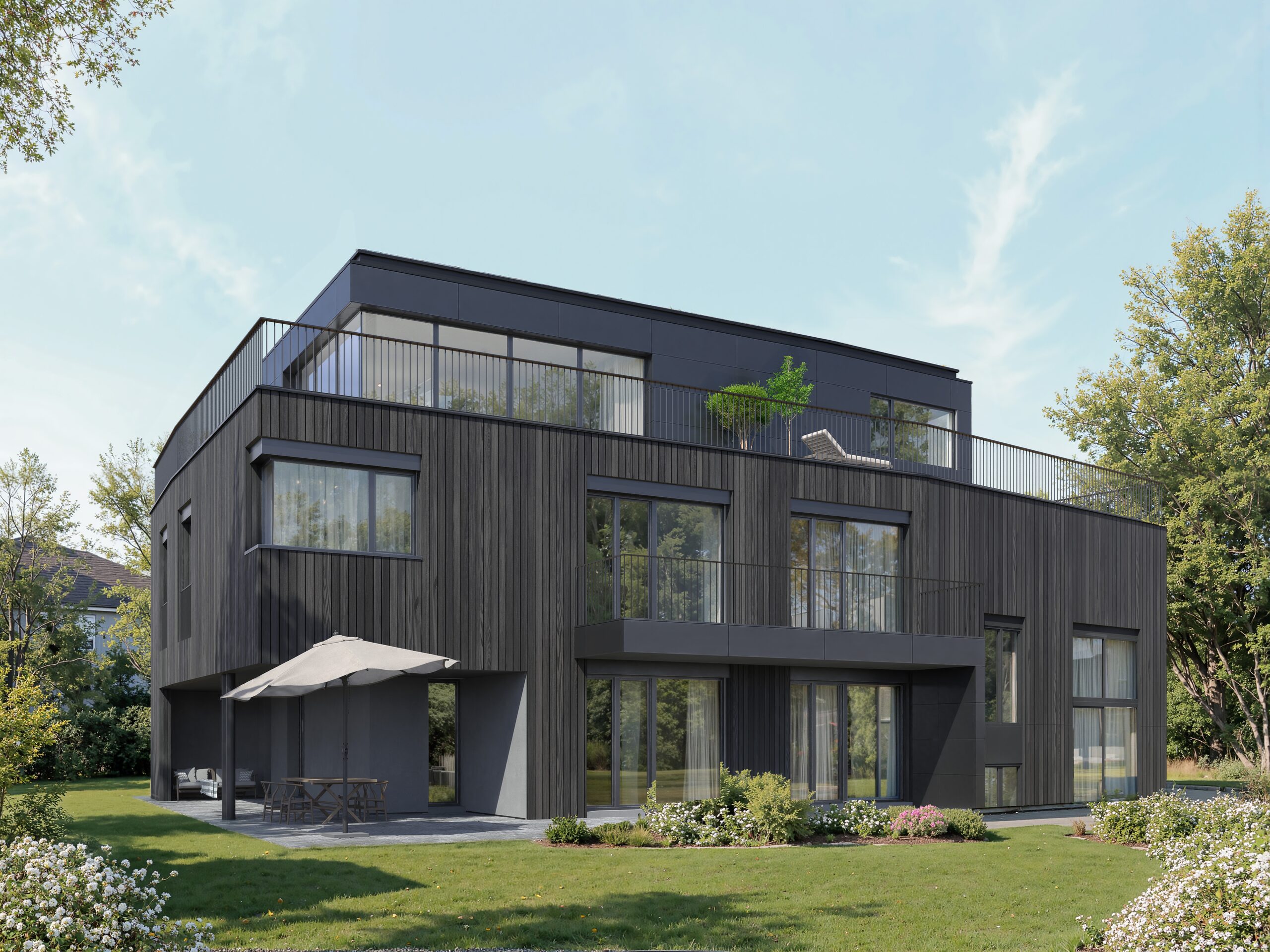 Villa Thumegg – Außenperspektive
