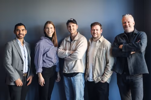 Styret i Sabla Bra: David Farias, Malin Fransson, Lasse Dollis Spilling, Lasse Mila (styreleder) og Erik Garaventa.