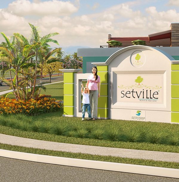 Fachada do Setville, empreendimento da Cordoba em São José dos Campos