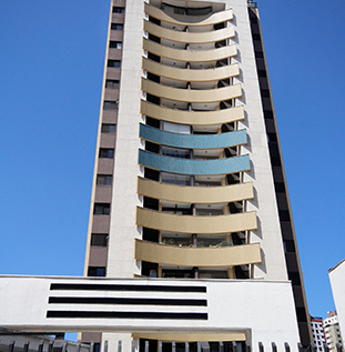 Fachada do Saint Tropez, empreendimento da Cordoba na Vila Mariana, São Paulo