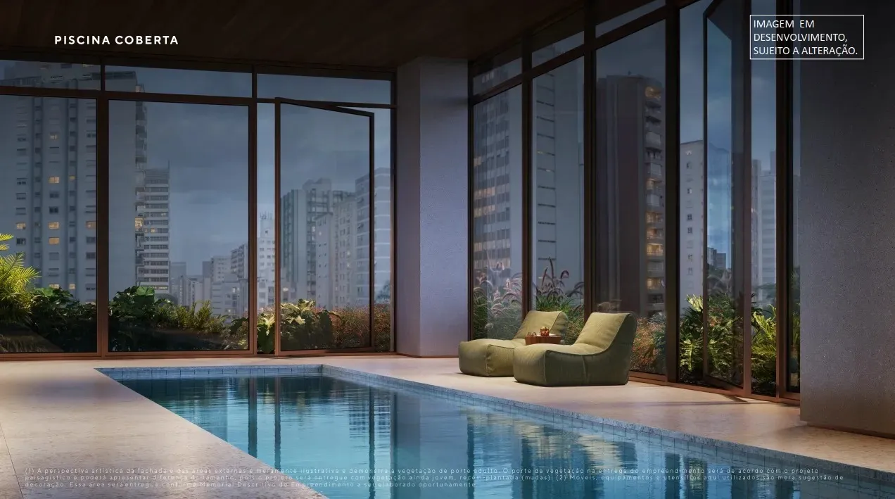 Piscina coberta com raia de 25 metros