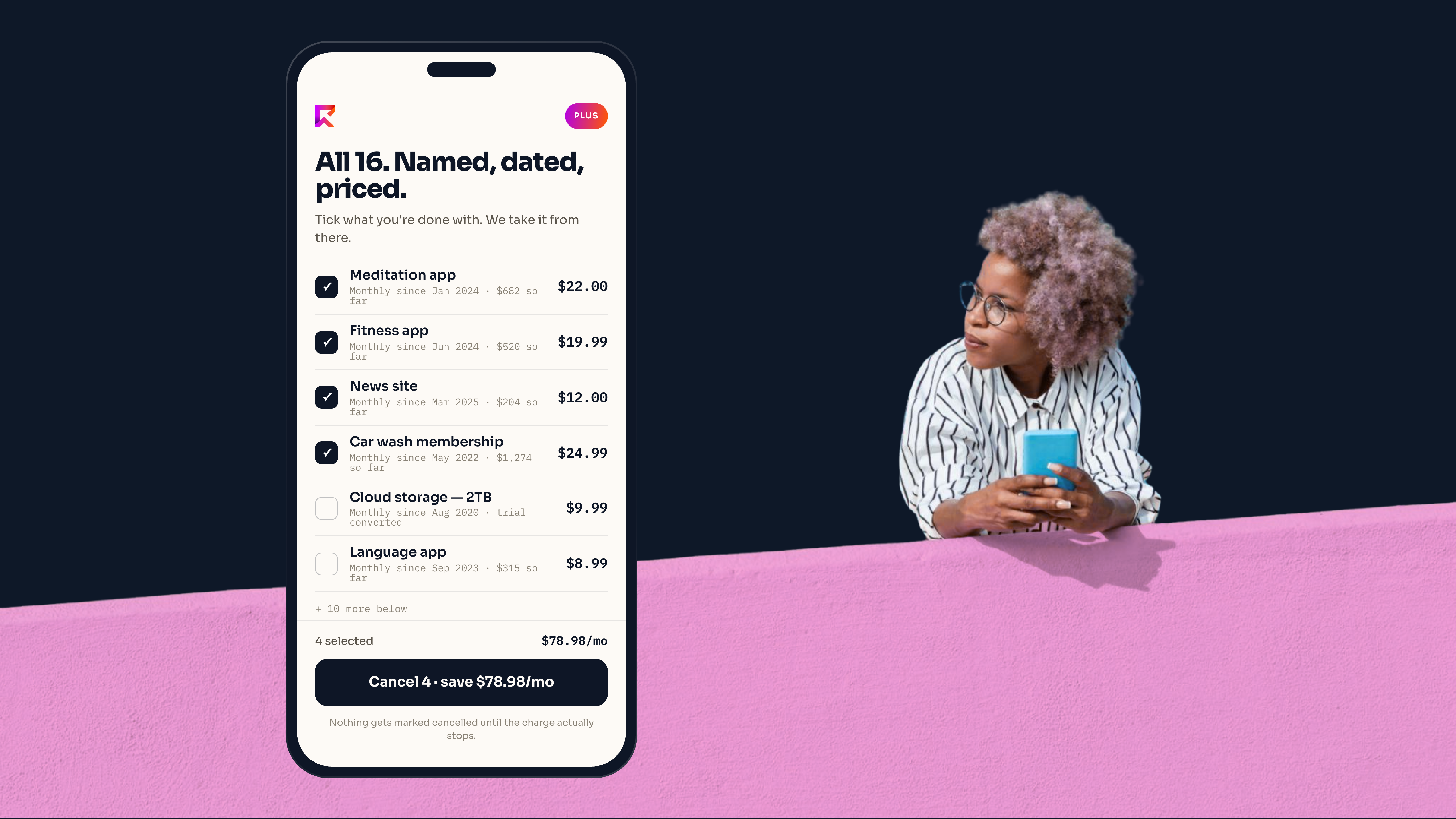 Rivoke cancellation request form for unwanted subscriptions