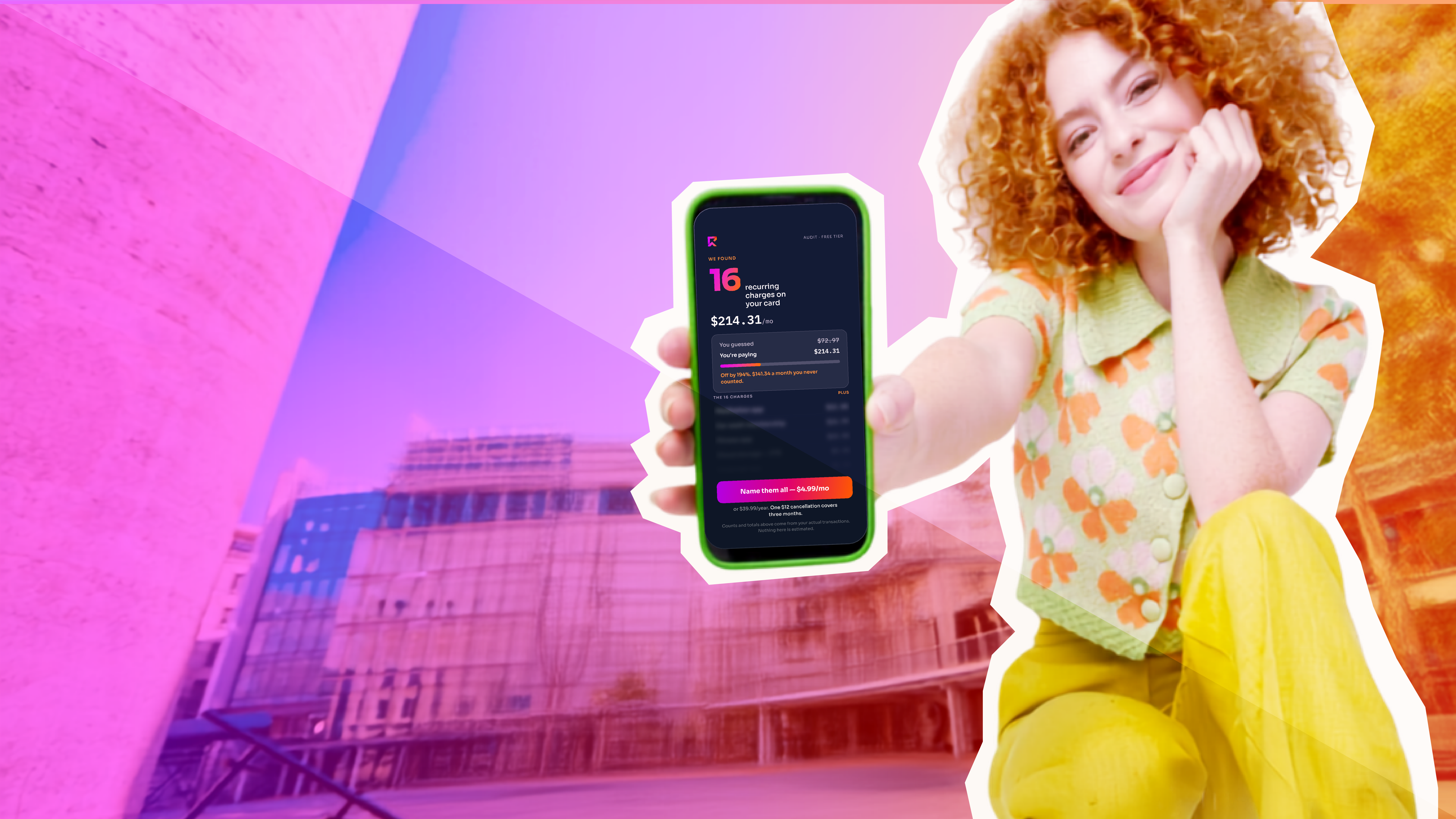 Rivoke user managing recurring subscriptions from a smartphone