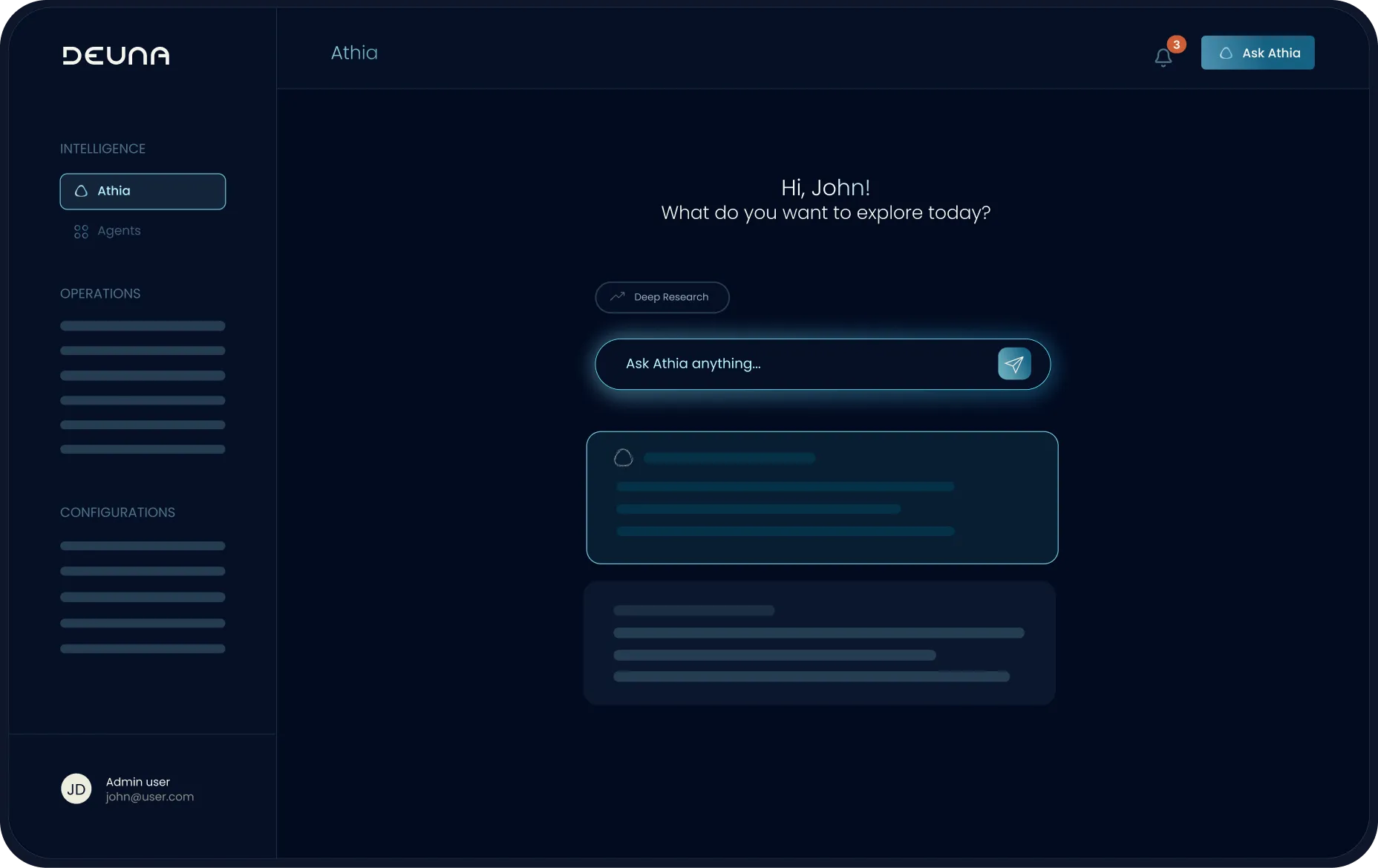 Athia commerce intelligence workspace