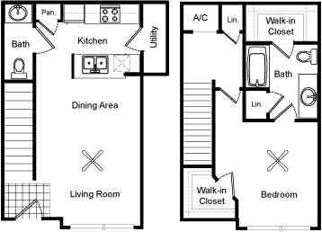 The Danville floor plan layout