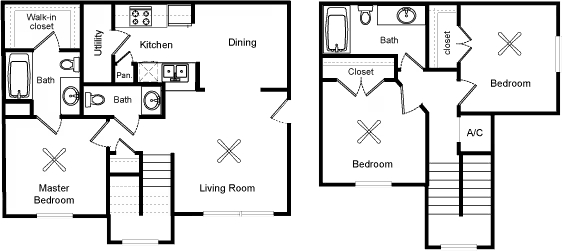 The Princeton floor plan layout