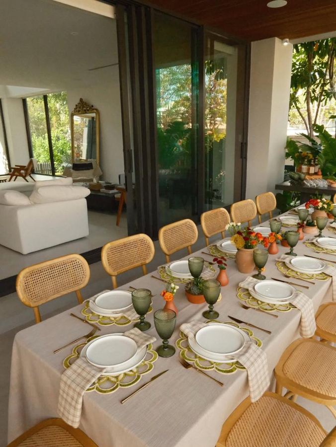 Intimate dinner party styling by POSH Rentals