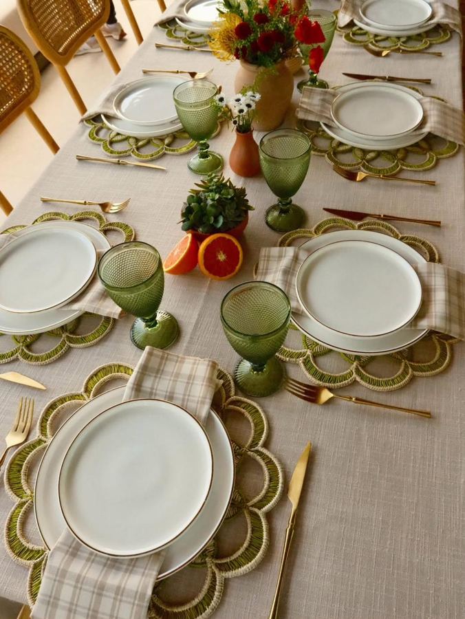 Intimate dinner tablescape by POSH Rentals