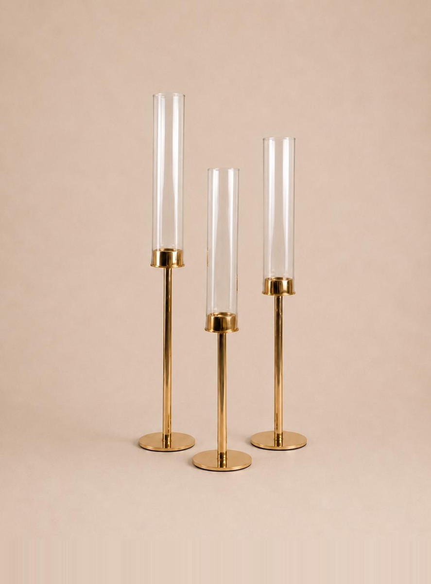 Table decor and candelabras for rent