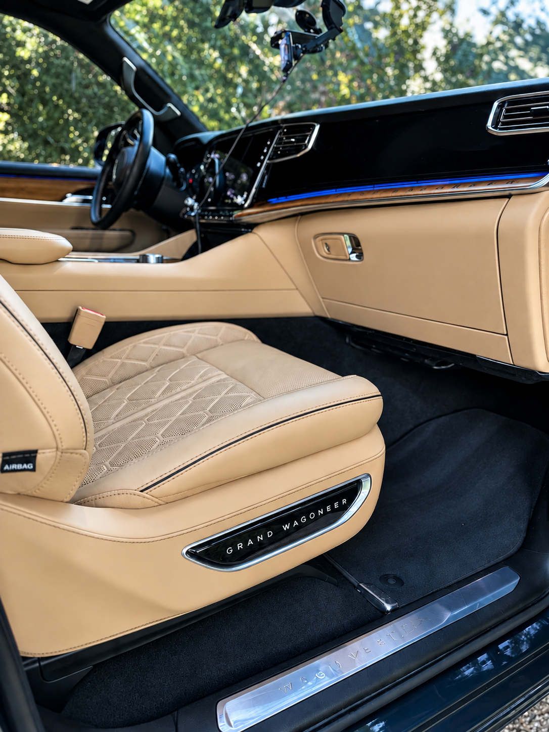 Luxury vehicle interior detailing