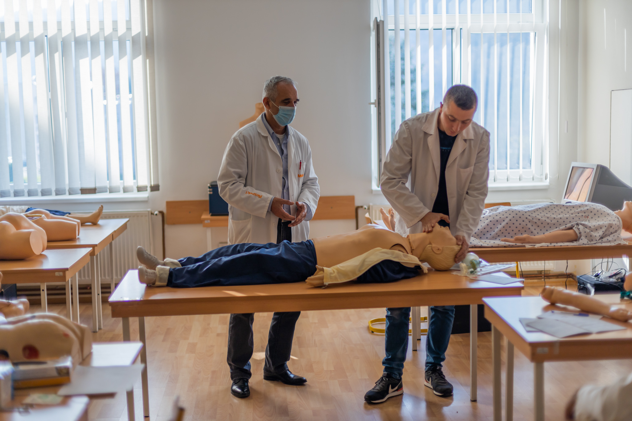 Salle de travaux pratiques cliniques de la Faculté de médecine de Foča