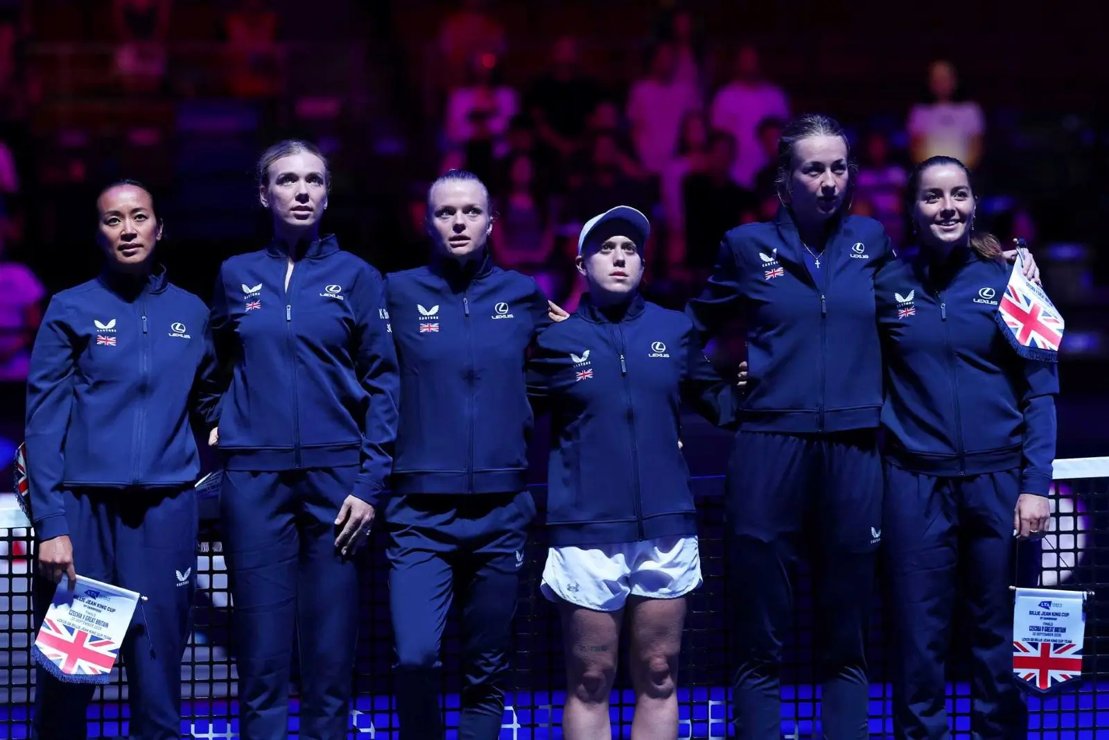 Great Britain team at Billie Jean King Cup