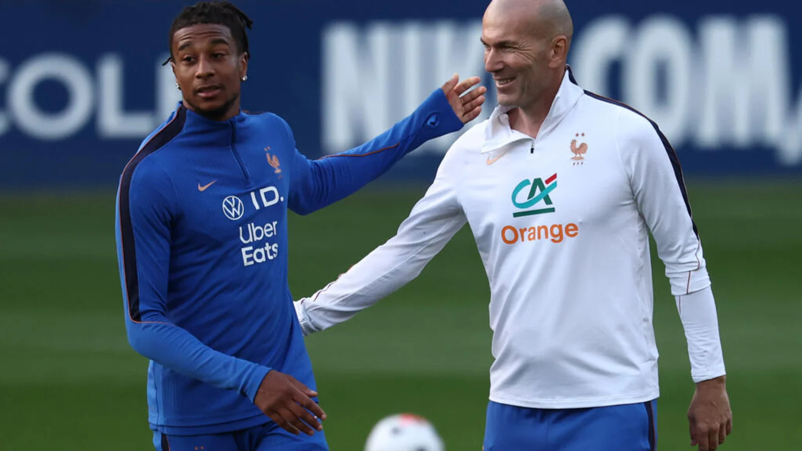 Zinedine Zidane and Michael Olise