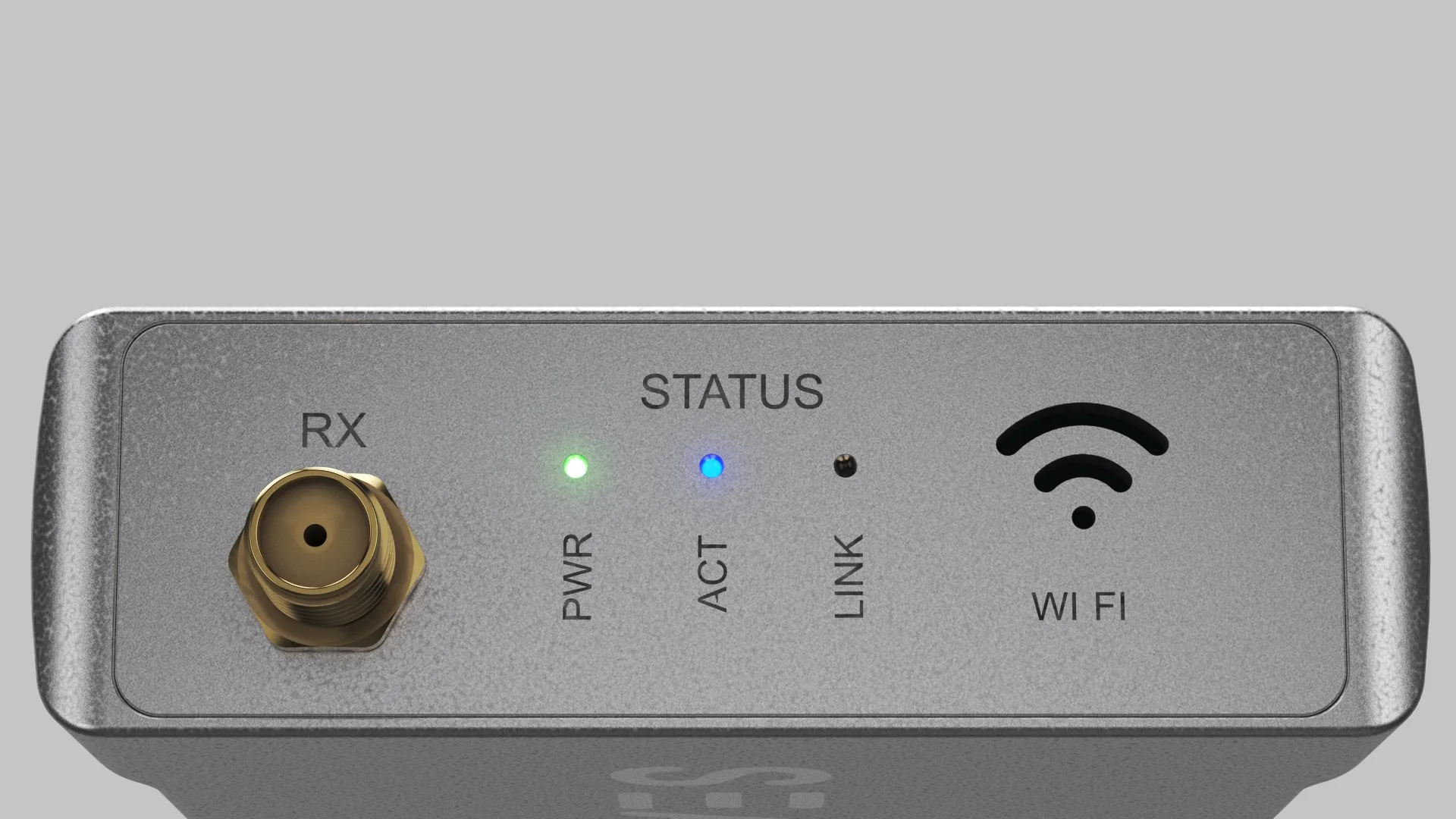 Close-up view of SEALINK marine electronic equipment