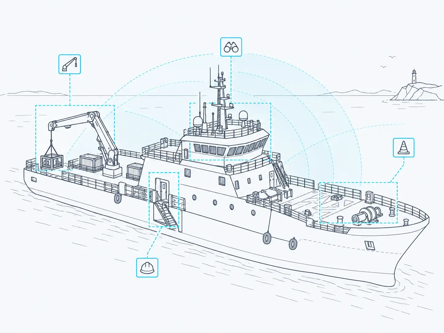 SeaVault safety and incident review illustration