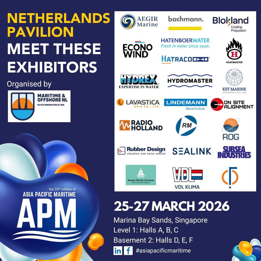 Netherlands Pavilion exhibitors at APM 2026, including SEALINK