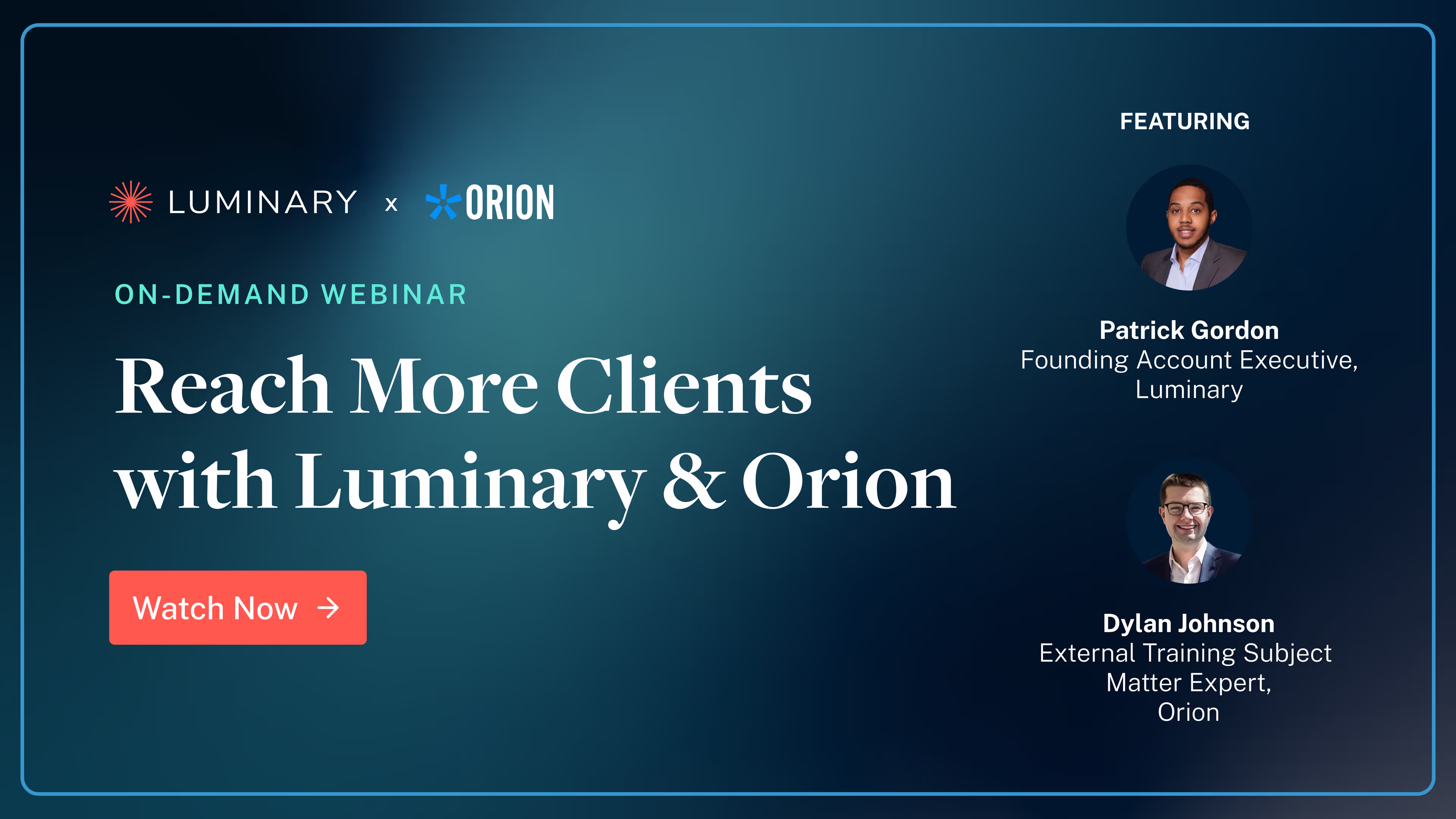 Oiron x Luminary Webinar On Demand