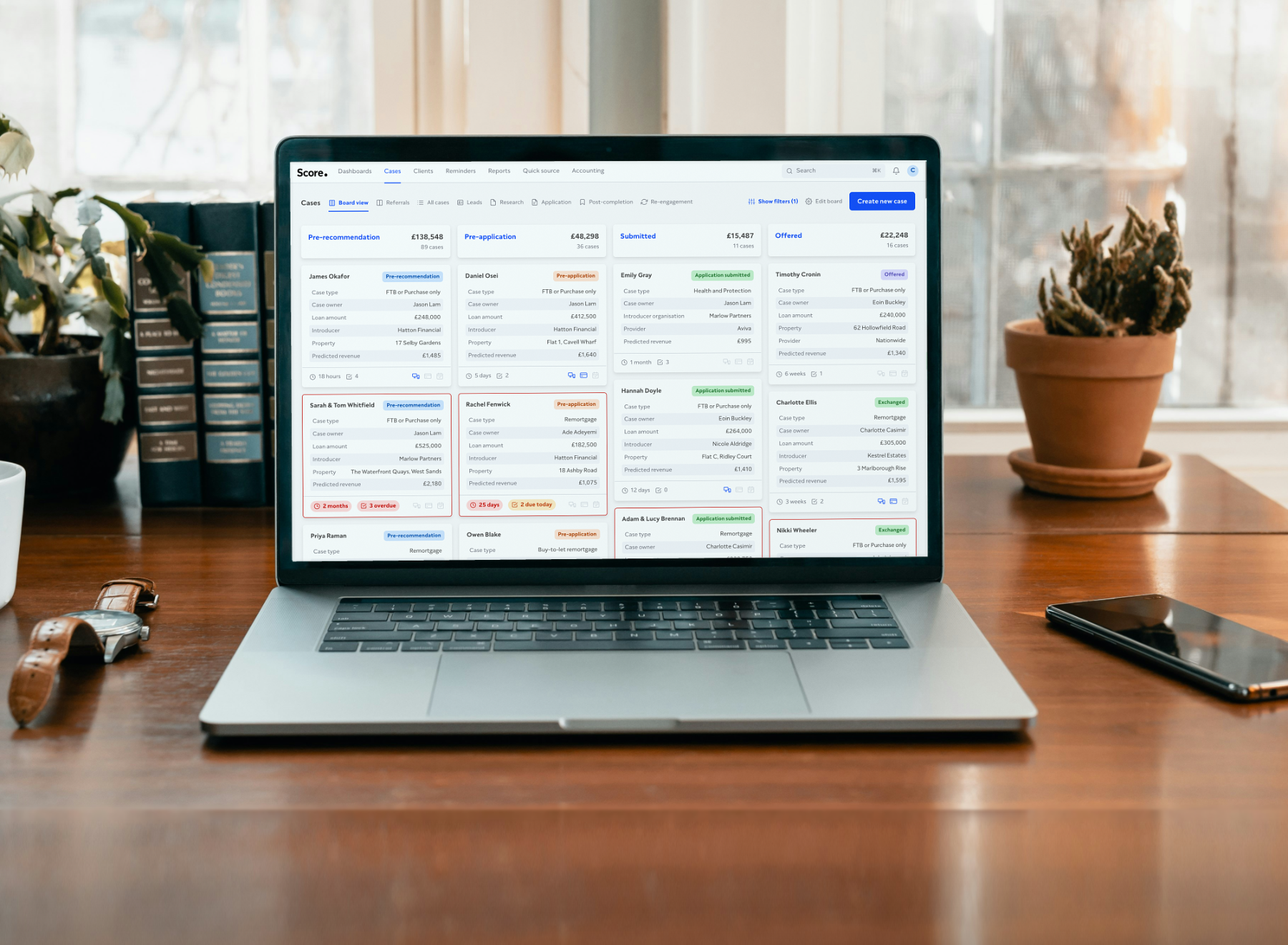 Purpose-built Mortgage and protection CRM software