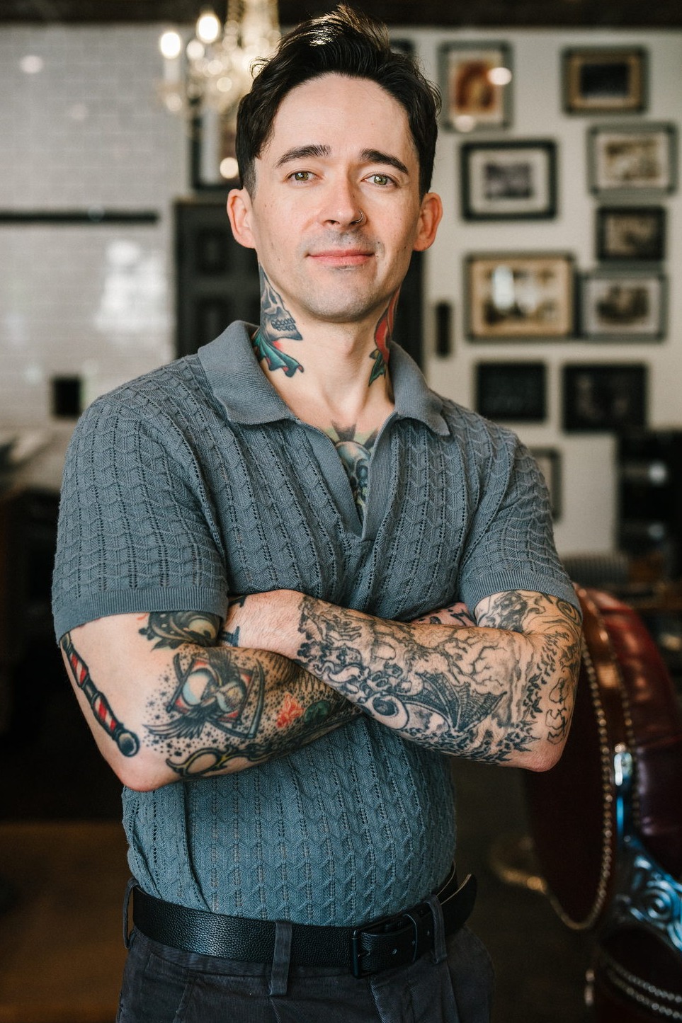 Adam Reyes, founder and master barber at The Stray Hare