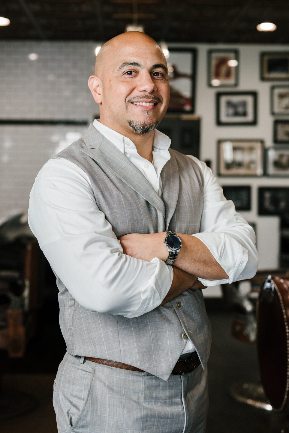 Denill Grimaud, master barber at The Stray Hare