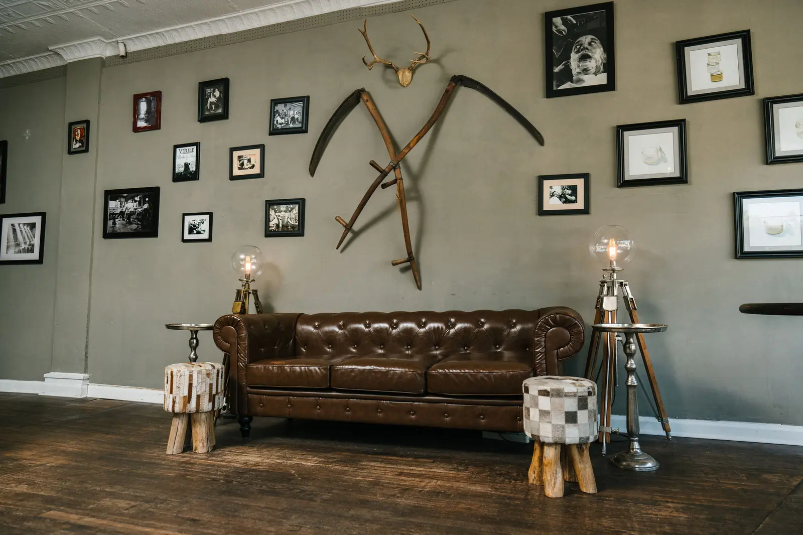 The waiting area at The Stray Hare