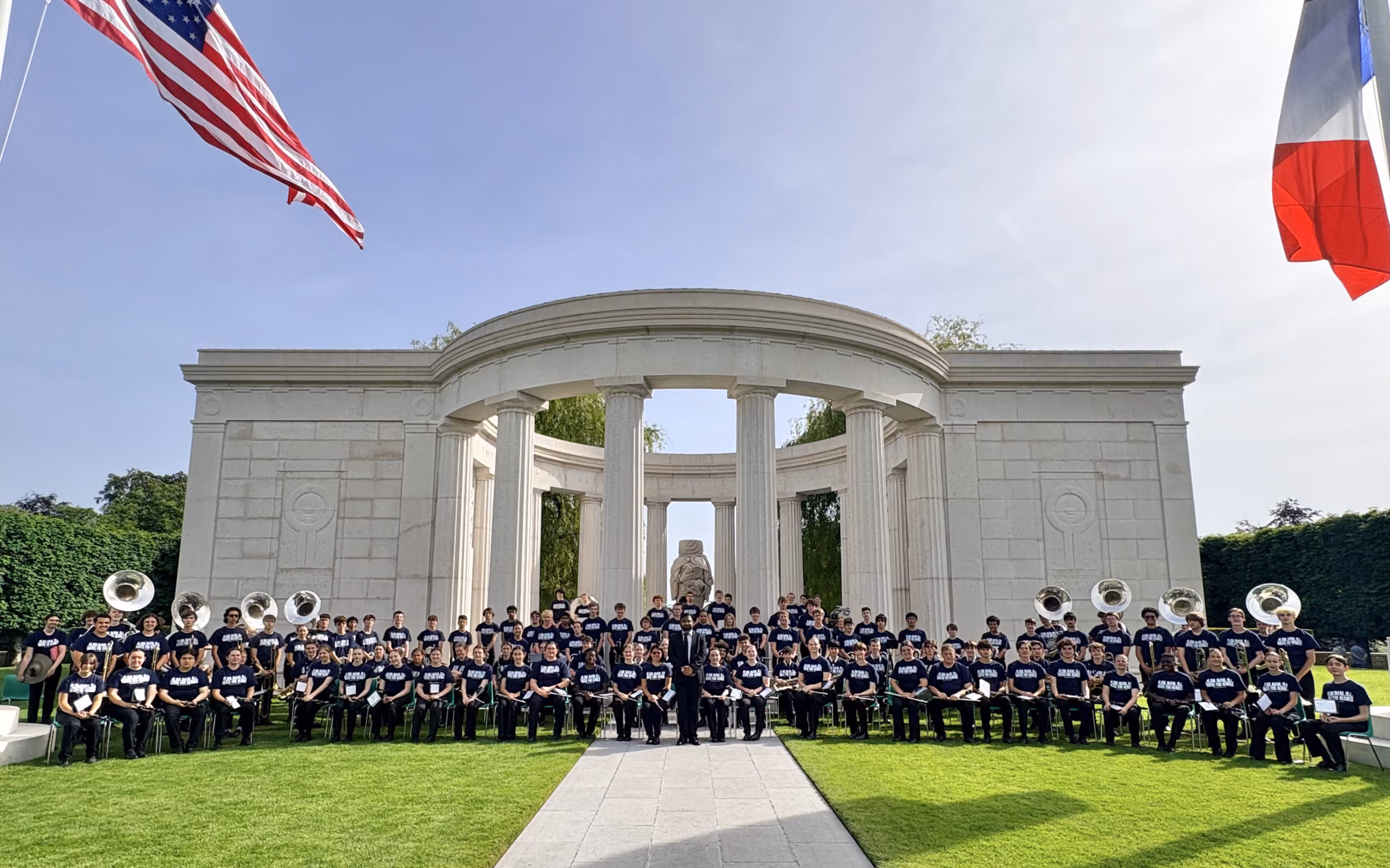 Fort Mill High School Band memorial tribute
