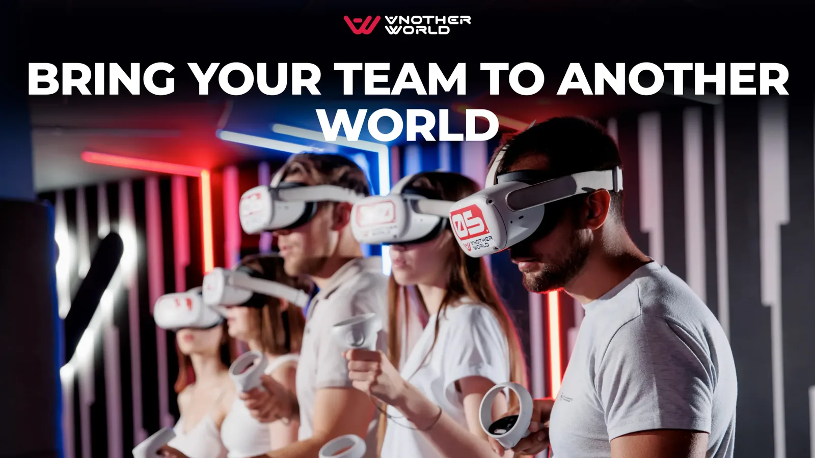 Christmas office party promotion from Another World VR North York