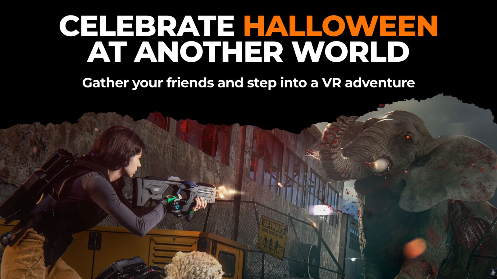Halloween promotion from Another World VR North York