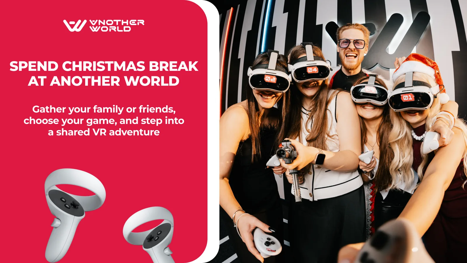 Christmas and school holiday promotion from Another World VR North York