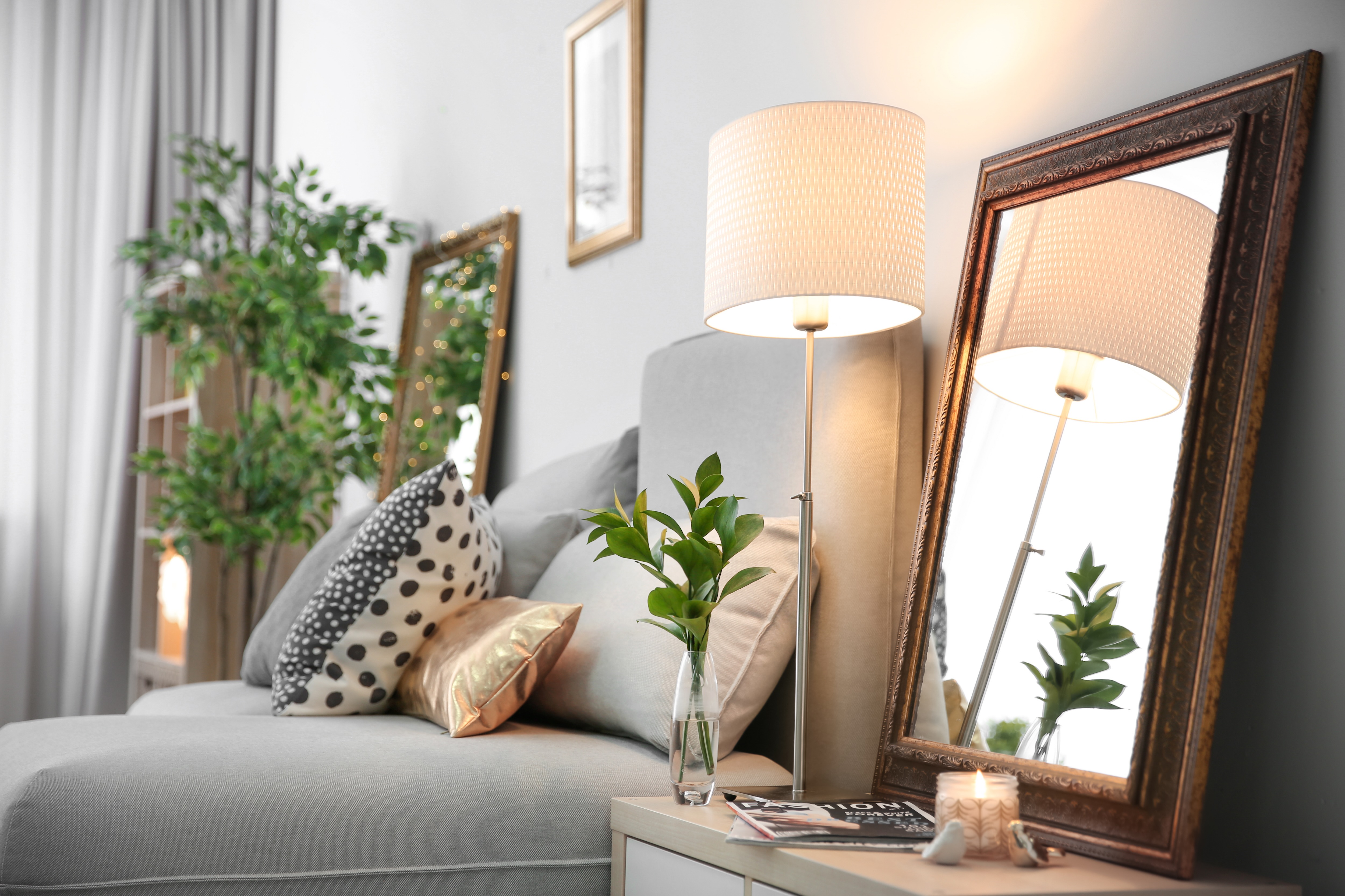 Bedroom stock image