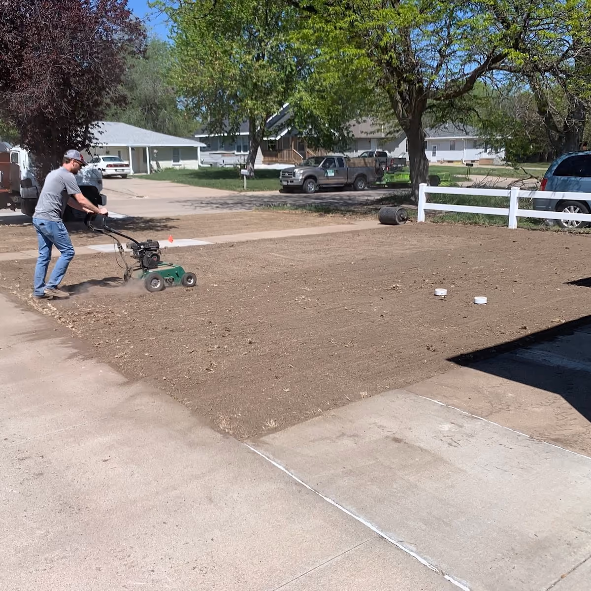 Professional lawn renovation in Hastings, Nebraska