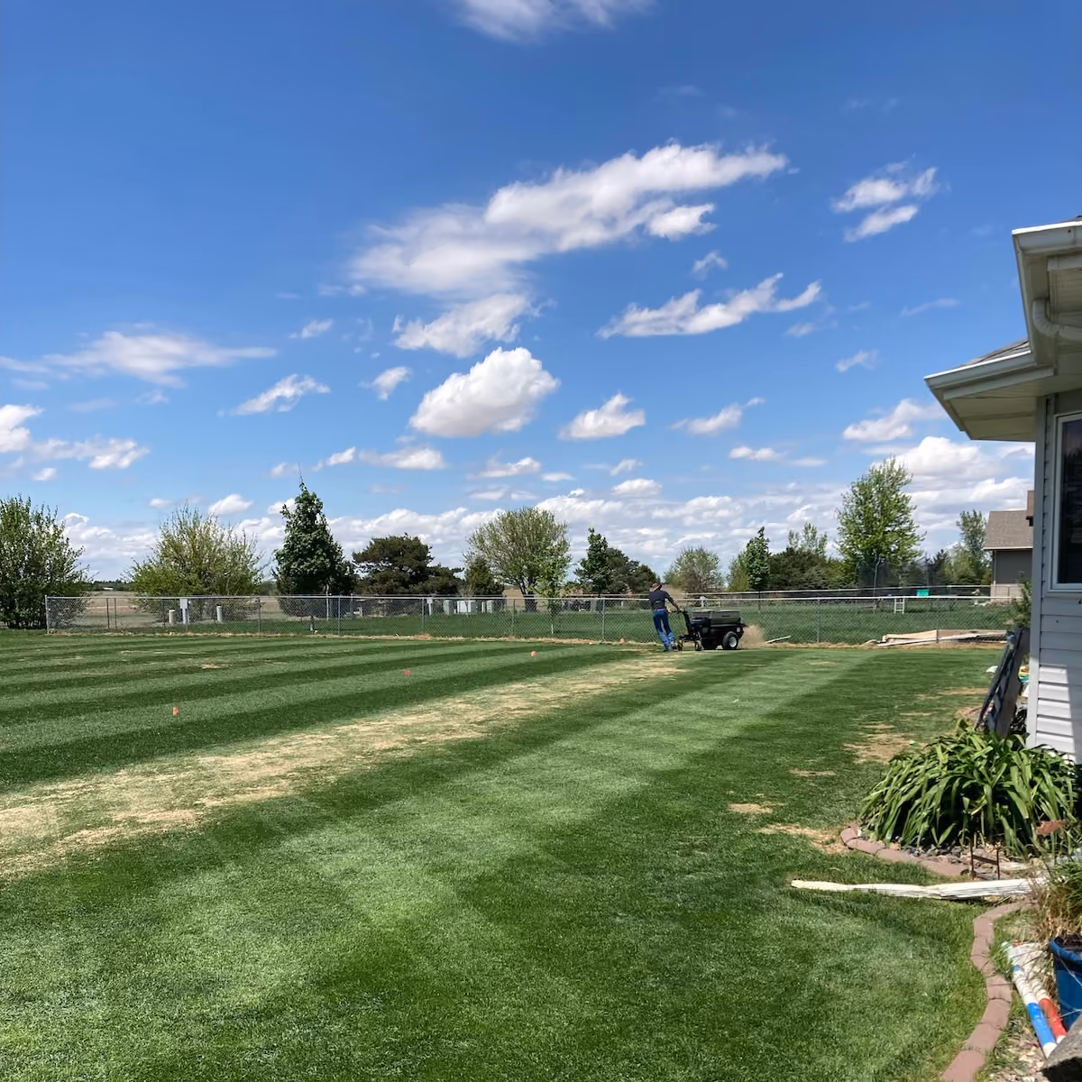 Professional lawn mowing in Hastings, Nebraska