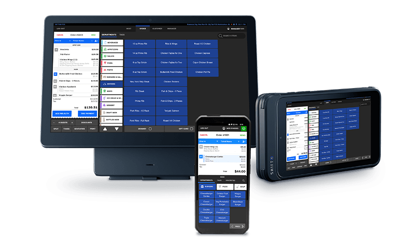 Till, handheld and mobile all running the same order data