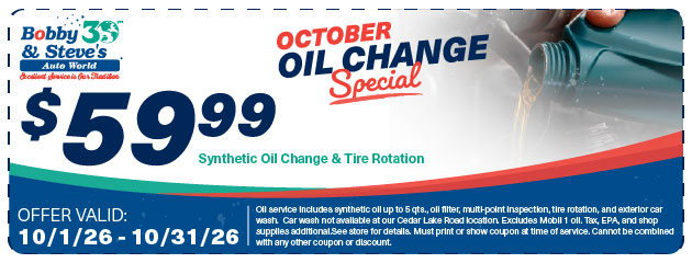 Oil Change Coupon
