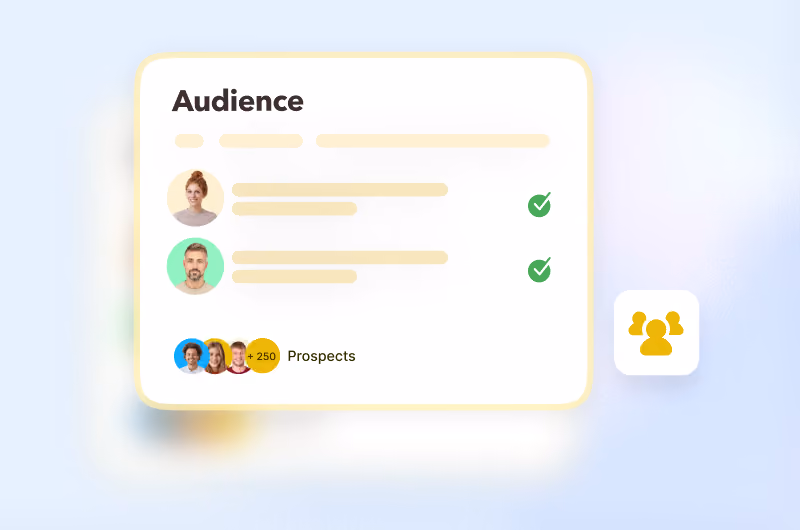 STACKED building a targeted audience for LinkedIn outreach
