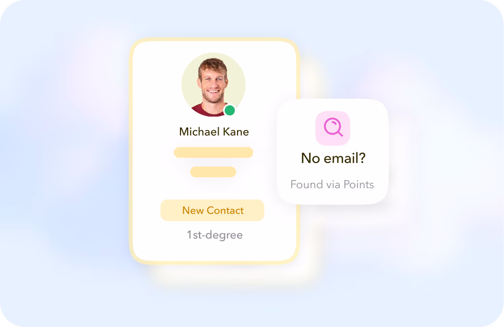STACKED finding missing LinkedIn contact emails for Freshsales