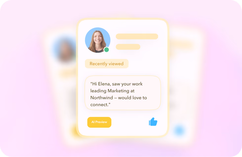 ChatGPT generating personalized LinkedIn messages through STACKED