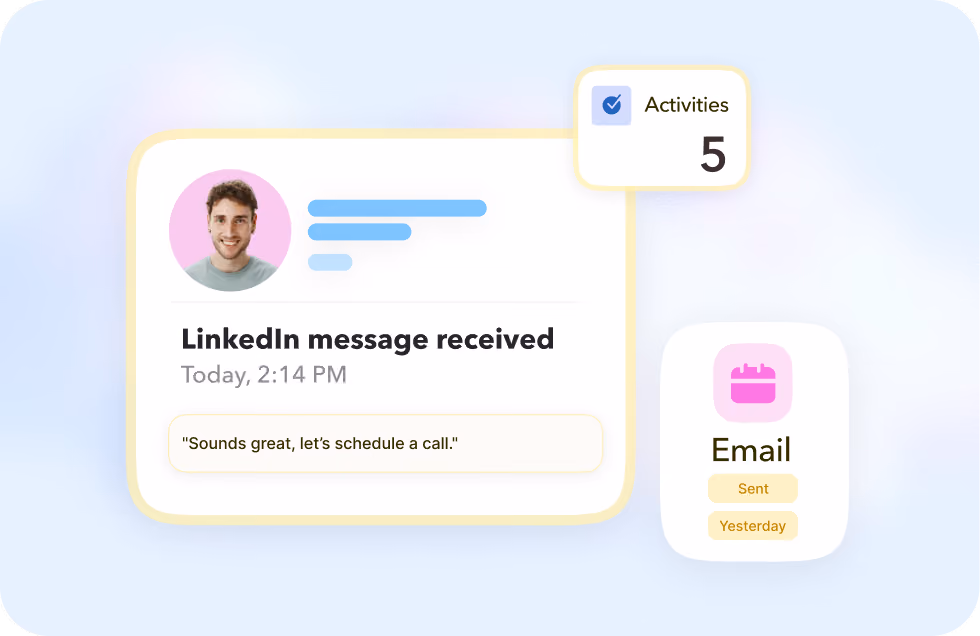 STACKED syncing LinkedIn messages and activities with HubSpot