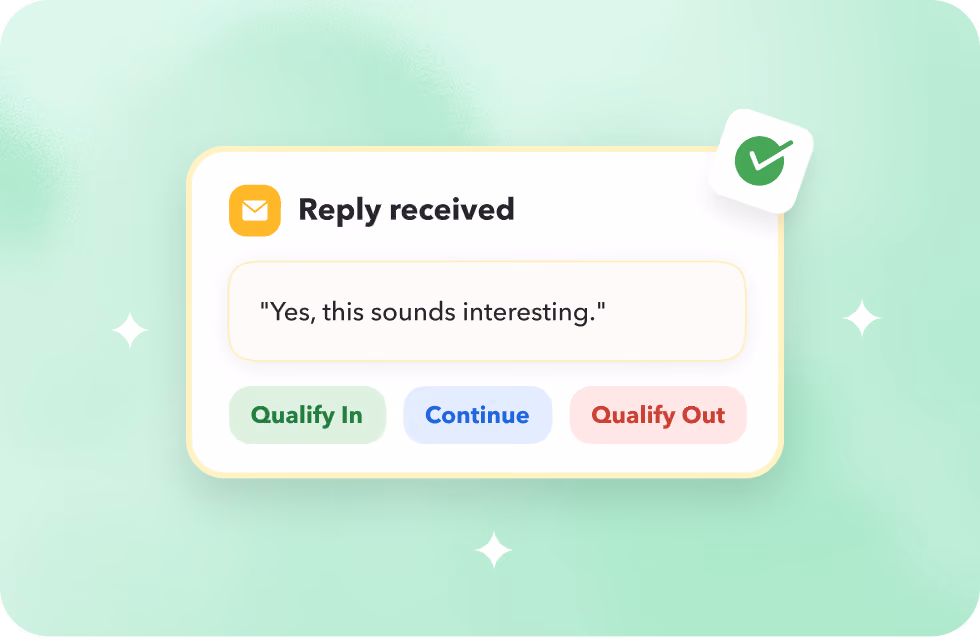 ChatGPT qualifying LinkedIn replies through the STACKED integration
