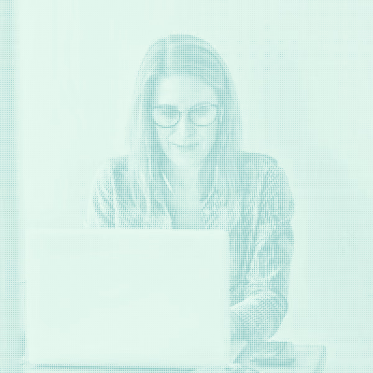 Individual professional working on a laptop