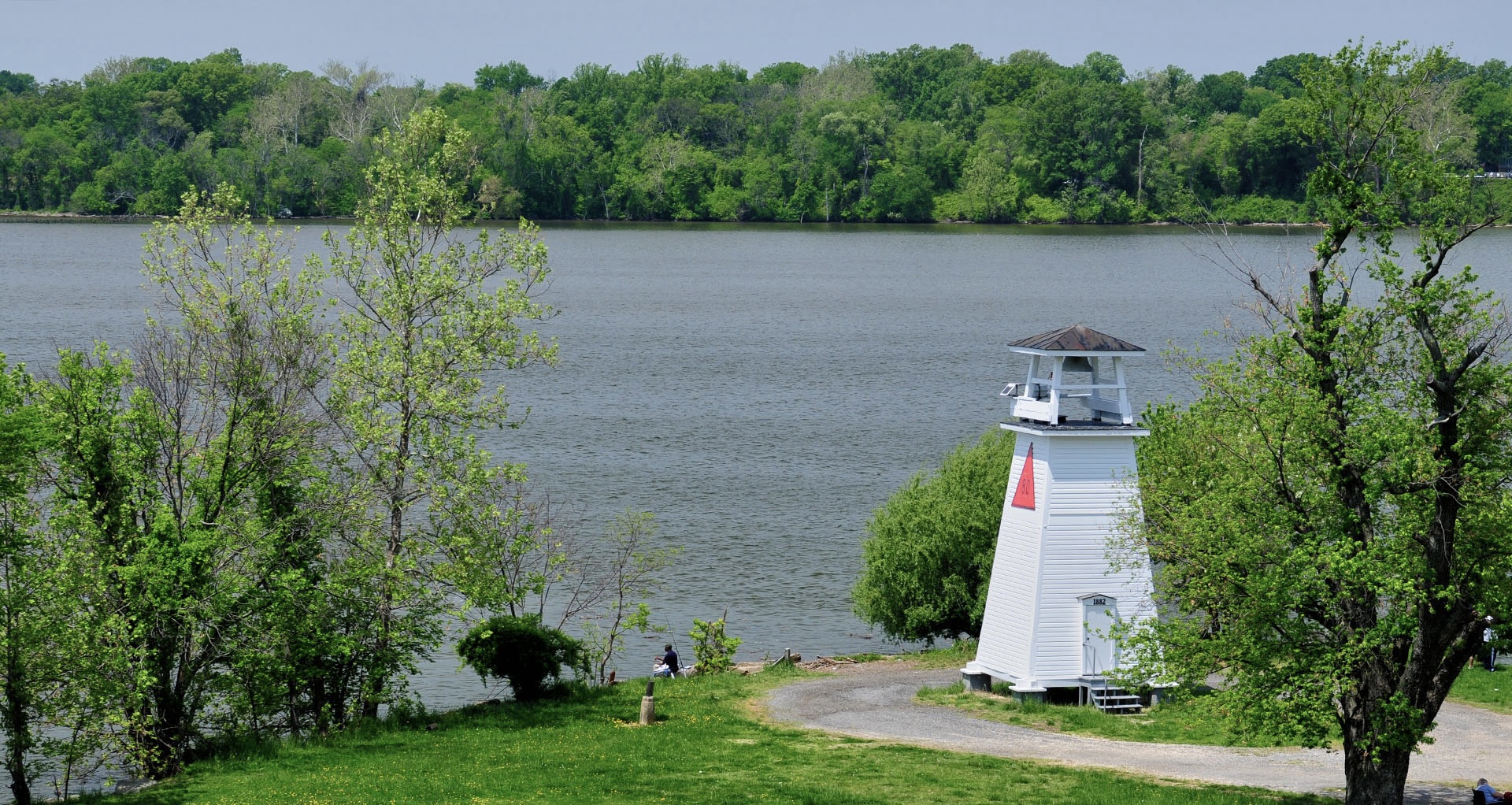 Light 80, the lighthouse at Fort Washington Park on the Potomac River.
