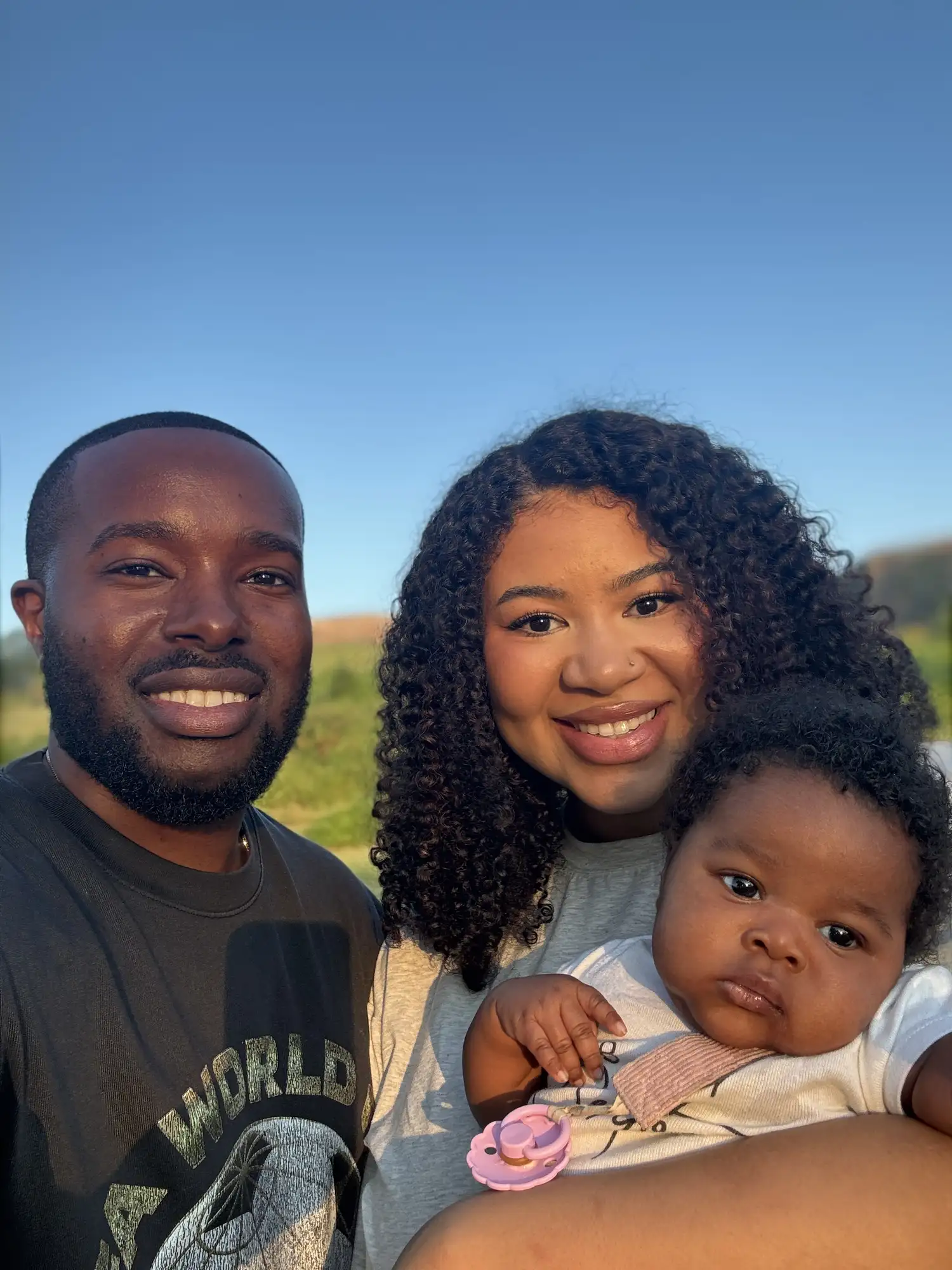 Pastor Emmanual Benton with his wife Moriah and their daughter Elizabeth.
