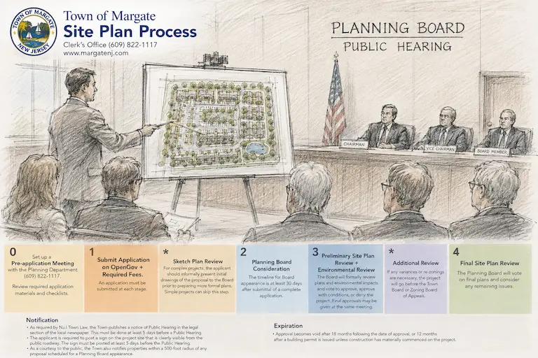 Planning board approval document