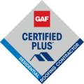 GAF Certified Plus Residential Roofing Contractor