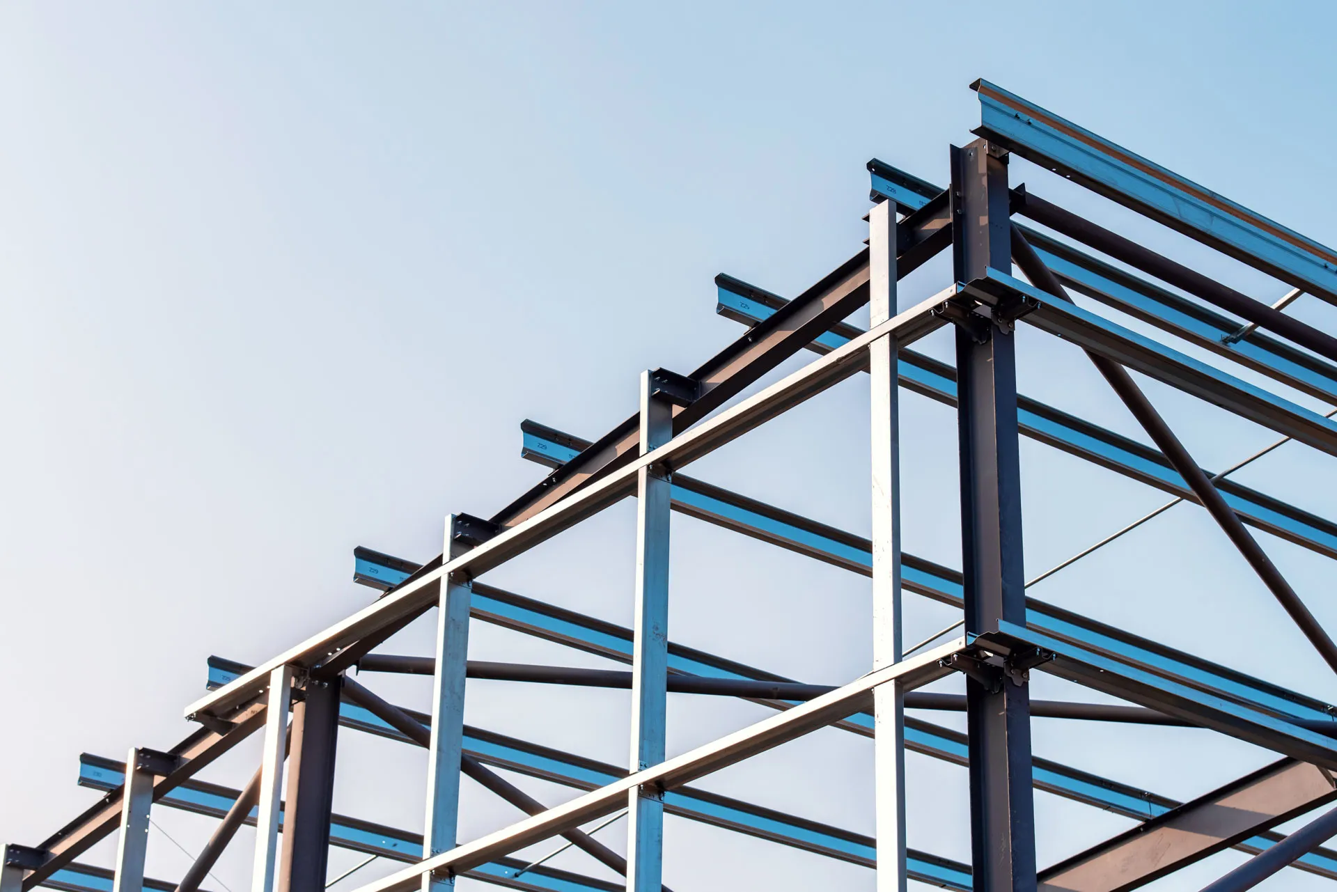 Structural steel frame