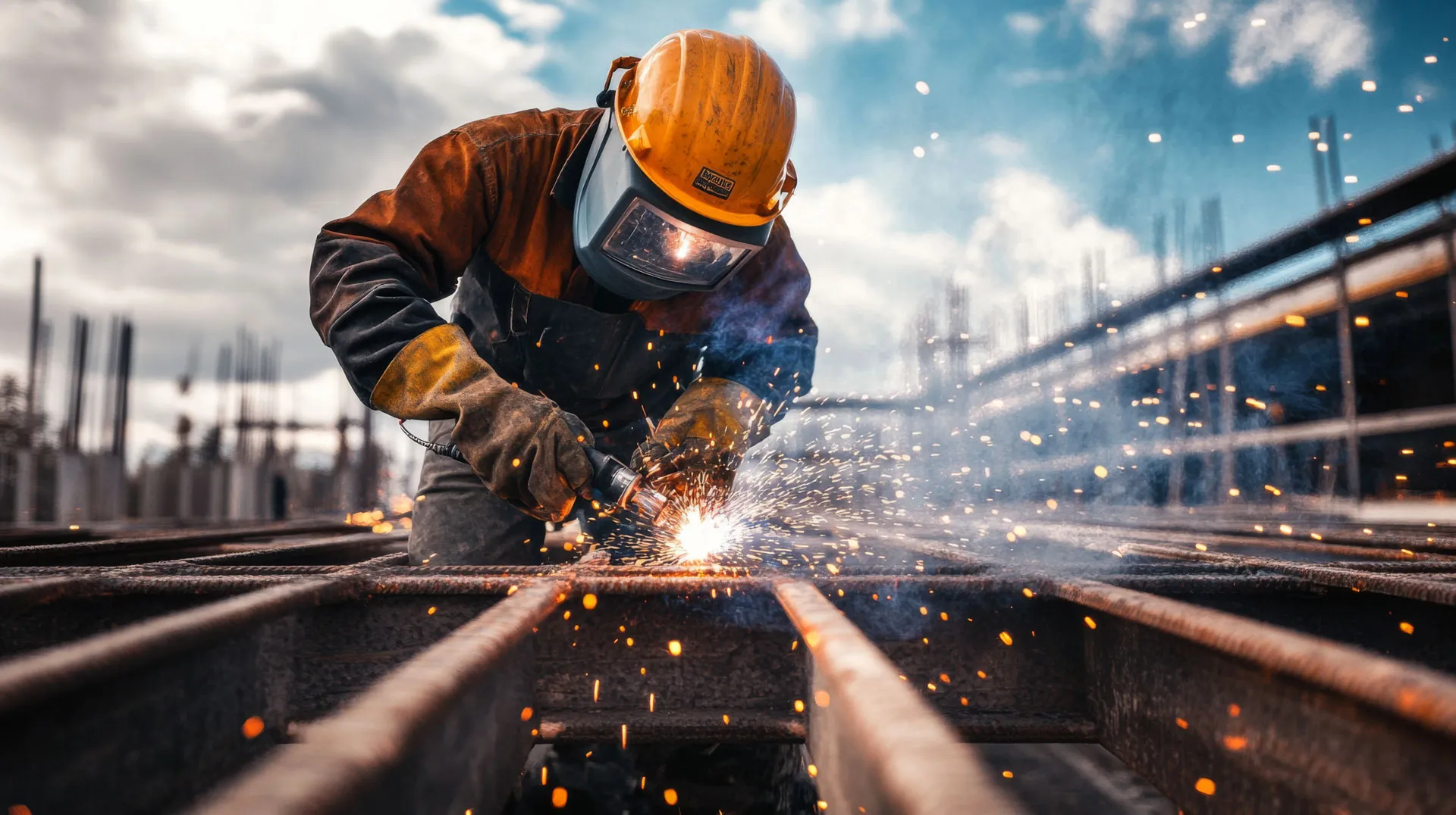 Mobile site welding